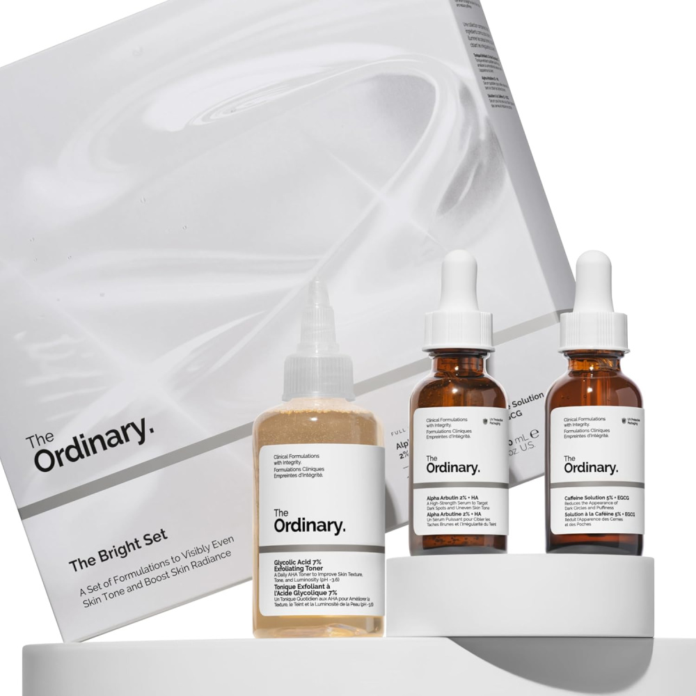 The Ordinary The Bright Set - Kit Iluminador Facial - Beleza Jovem