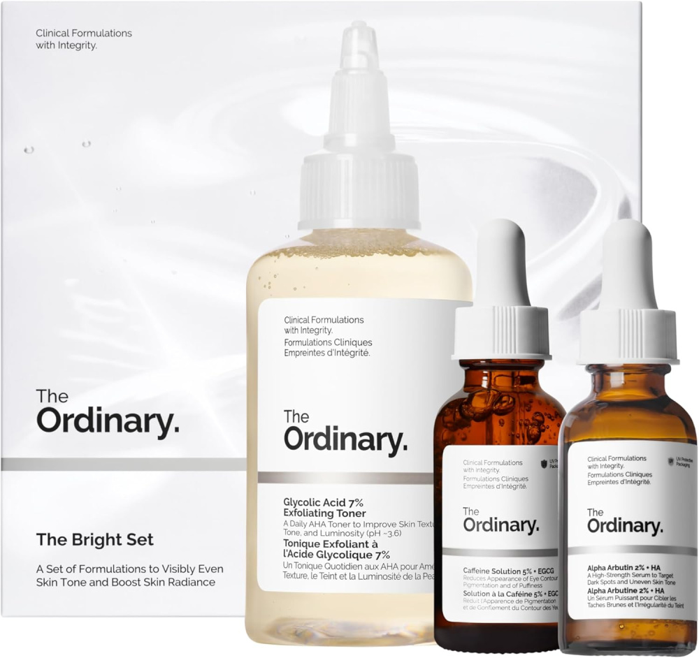The Ordinary The Bright Set - Kit Iluminador Facial - Beleza Jovem