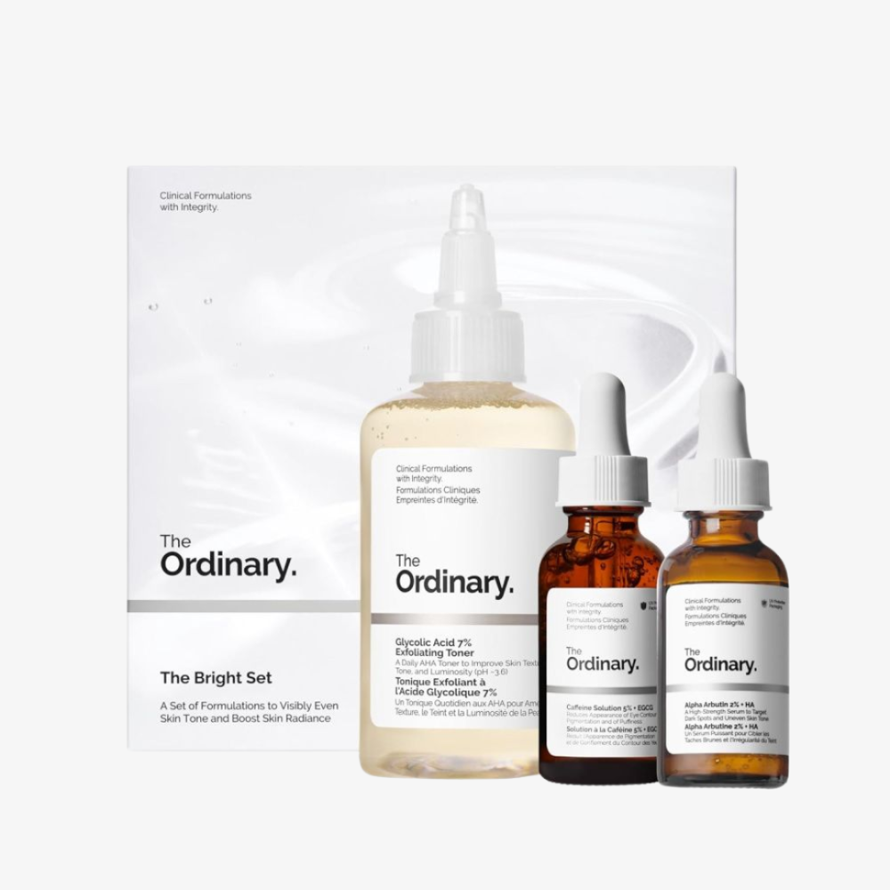 The Ordinary The Bright Set - Kit Iluminador Facial - Beleza Jovem