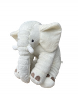 Almofada Travesseiro Elefante Pelúcia Bebê Dormir Palha 80cm Antialérgico Soninho