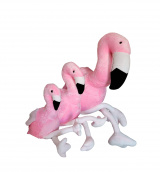 Flamingo de Pelúcia Fofinho 1 metro Decoração Quarto Festa Infantil Presentes