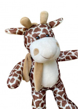 Girafa de Pelúcia Safari Antialérgico Decoração Quarto Festa Infantil Presentes