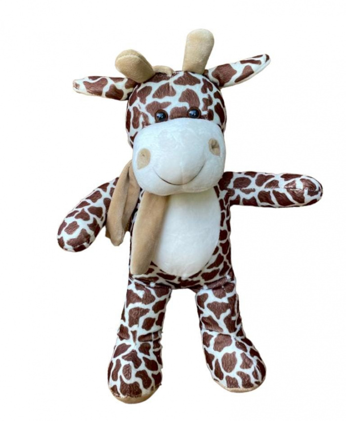 Girafa de Pelúcia Safari Mini Antialérgico Decoração Quarto Festa Infantil Presentes