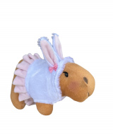 Kit Casal de Capivaras de Pelúcia P 25cm Coelhas Páscoa Filó Agenor