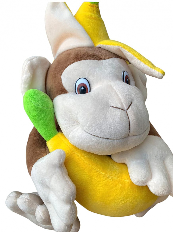 Macaco de Pelúcia Felix Safari Decoração Quarto Festa Infantil Presentes Nichos