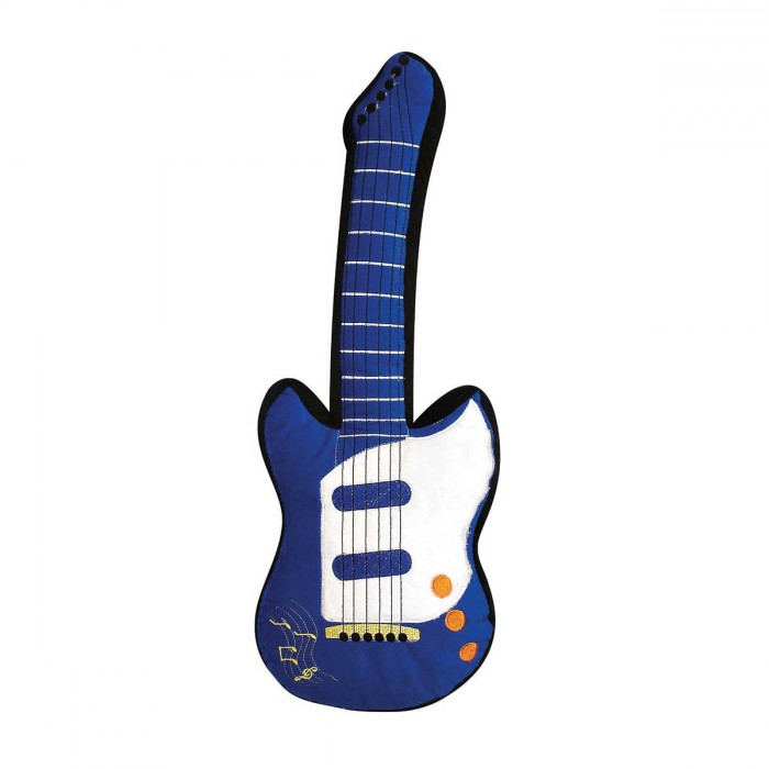 Guitarra de Pelúcia Azul Escuro
