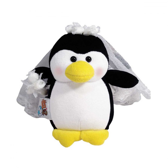 Pinguim Noiva de Pelúcia