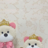 Trio de Ursas Princesas Enfeite de Mesa