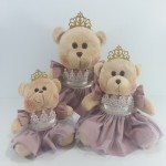 Trio de Ursas Princesas Reais Nude G, M, P
