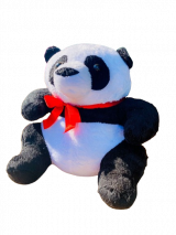 Ursinho Panda de Pelúcia Antialérgico Presentes Nichos Decoração Quarto Festa Infantil