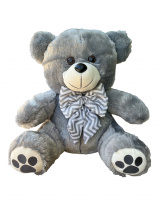 Urso Patinha de Pelúcia P 30cm Antialérgico Presentes Nichos Mamãe Bebê