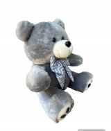 Urso Patinha de Pelúcia P 30cm Antialérgico Presentes Nichos Mamãe Bebê