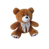 Urso Patinha de Pelúcia P 30cm Antialérgico Presentes Nichos Mamãe Bebê