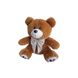 Urso Patinha de Pelúcia P 30cm Antialérgico Presentes Nichos Mamãe Bebê