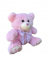 Urso Patinha de Pelúcia P 30cm Antialérgico Presentes Nichos Mamãe Bebê
