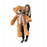 Urso Teddy de Pelúcia 1,10cm Mel Decoração Quarto Festa Infantil Presentes Antialérgico