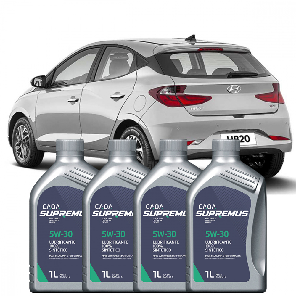 4 Óleo Sintético 5w30 Original Hyundai Hb20 1.6 2022 - Bobkar - Óleos e ...