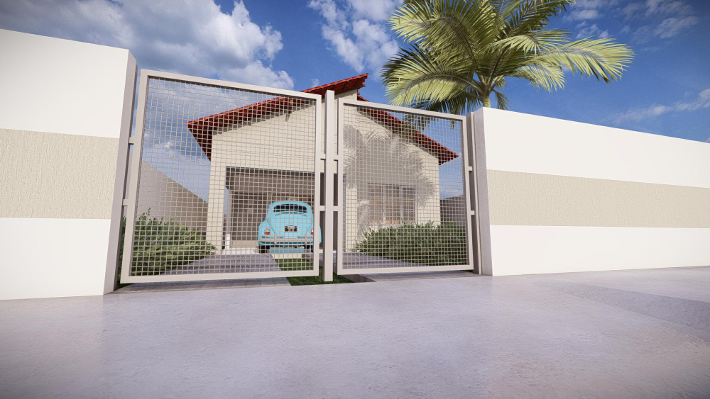 Projeto de Casa com 2 Quartos AP - Bom Projeto Pronto