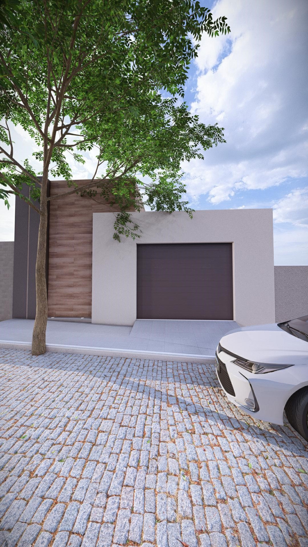 Projeto de casa com 2 Quartos e 1 Suite AP - Bom Projeto Pronto