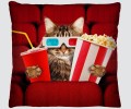 Almofada Divertidos Gato no Cinema