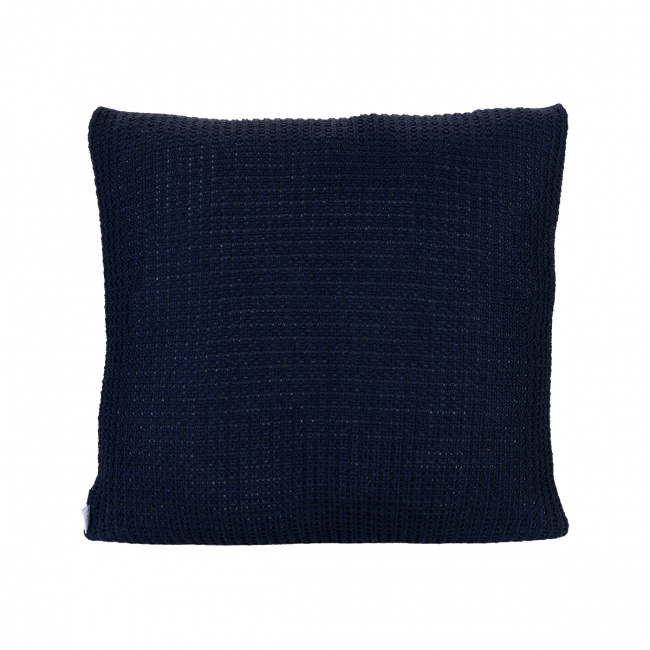 Almofada Arya Tricot 50cm x 50cm 01 Peça - Azul Marinho