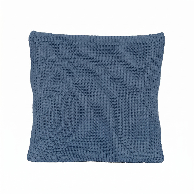 Almofada Arya Tricot 50cm x 50cm 01 Peça - Azul Jeans