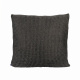 Almofada Arya Tricot 50cm x 50cm 01 Peça - Grafite