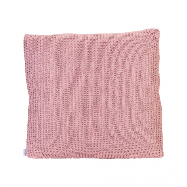 Almofada Arya Tricot 50cm x 50cm 01 Peça - Rosa Chá