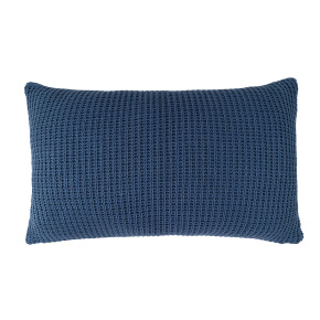 Almofada Arya Tricot 55cm x 35cm 01 Peça - Azul Jeans