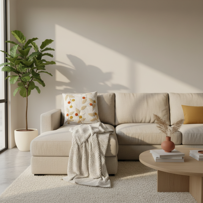 Almofada Bordada Alto Relevo Florelle 3D 45cm x 45cm 02 Peça - Murta