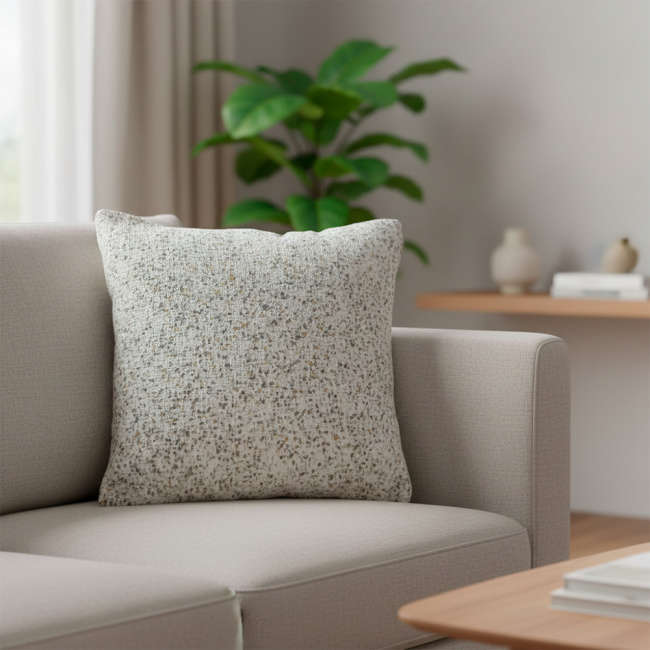 Almofada Chinille e Suede Super Macio 45 x 45 + Refil Silicone 01 Peça - Verde Malva