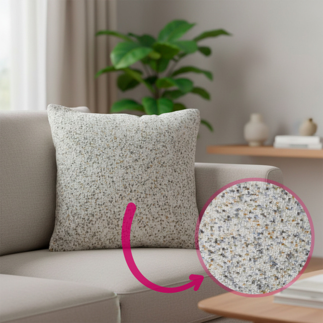 Almofada Chinille e Suede Super Macio 45 x 45 + Refil Silicone 01 Peça - Verde Malva