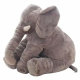 Almofada Elefante de Pelúcia Soft Antialérgico - Cinza