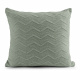 Almofada Liz Tricot Chevron 50cm x 50cm 02 Peças - Verde