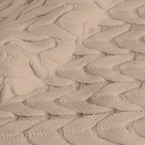 Almofada Liz Tricot Trança 50cm x 50cm 01 Peça - Bege