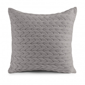 Almofada Liz Tricot Trança 50cm x 50cm 01 Peça - Concreto