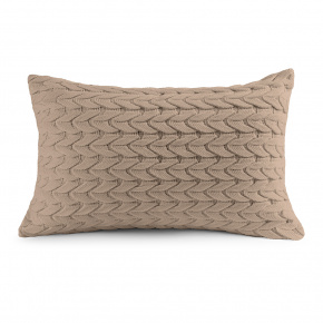 Almofada Liz Tricot Trança 55cm x 35cm 01 Peça - Bege