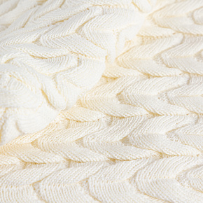 Almofada Liz Tricot Trança 55cm x 35cm 01 Peça - Palha