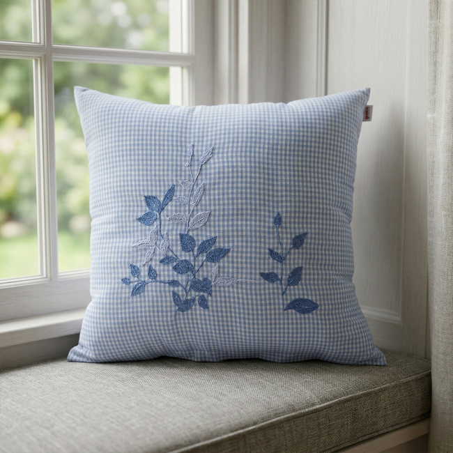 Almofada Londres 200 Fios 45cm x 45cm 01 Peça - Azul