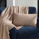 Almofada Tricot Bali 55cm x 35cm 100% Acrílico + Refil Silicone 01 Peça - Bege