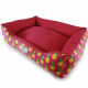 Cama Pet 65cm x 50cm Tamanho M, Dupla Face, Lavável, com Zíper - Abacaxi