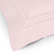 Cama Posta Edredom Olivie Super King 3,15m x 2,70m Dupla Face 400 Fios 100% Algodão Egípcios 03 Peças - Rosa / Concreto