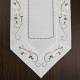 Caminho de Mesa Campestre Estilo Rústica 40cm x 220cm 01 Peça - Margarida