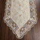 Caminho de Mesa Roseto 40cm x 220cm 01 Peça - Flor Dourada