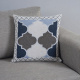 Capa de Almofada Grécia Dupla Face 45cm x 45cm 01 Peça - Azul