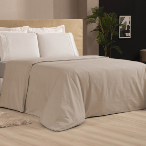 brown and cream bed sheets