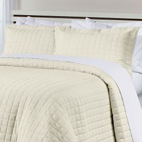 Cobre Leito Casal King Glass Tecido 200 Fios 100% Algodão 03 Peças - Palha