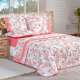 Cobre Leito Casal Padrão Naturale Micropercal 200 Fios 03 Peças - Serene