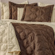Cobre Leito Casal Queen Diamante Dupla Face Micropercal 180 Fios 03 Peças - Tabaco / Caqui