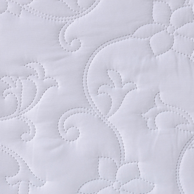 Cobre Leito Casal Suavit Percal Dupla Face 400 Fios Acetinado 03 Peças - Branco